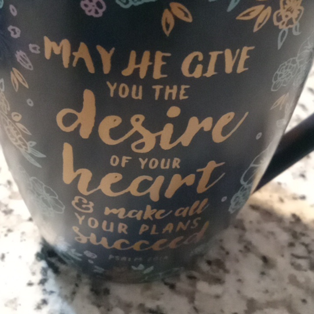 Inspirational Blue Mug - Picture 2 of 5